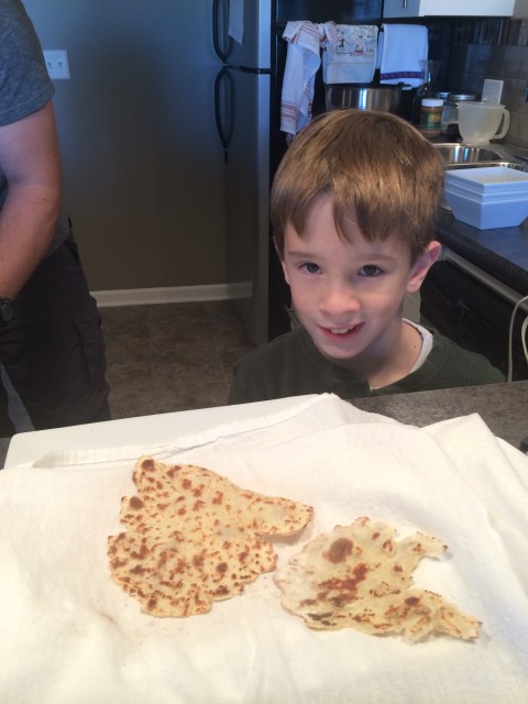 Nathan made all these lefse!