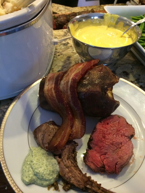 And then it was all meat and hollandaise for Christmas dinner :)