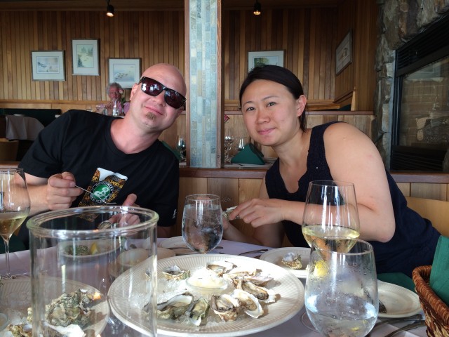 Oysters on the water